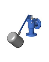 ROBINET A FLOTTEUR INOX 304 COMPENSE DROIT A BRIDE PN16