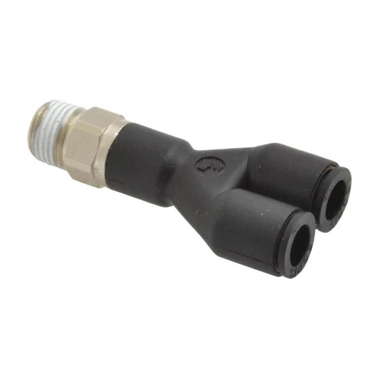 RACCORD INSTANTANÉ Y ORIENTABLE À PIQUAGE MÂLE BSP