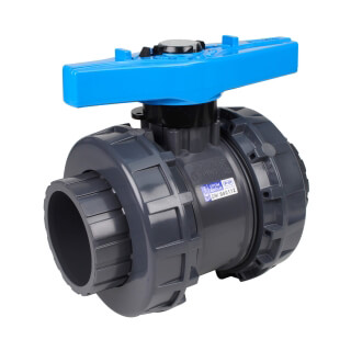 VANNE A SPHERE PVC - SERIE DISTRIBUTION D'EAU ET PISCINE - A COLLER