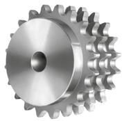 PIGNON TRIPLE AVEC MOYEU ISO 20B3 - 1” 1/4 x 3/4”- PAS 31.75 x 19.56mm