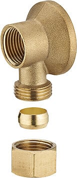 RACCORD BICONIQUE MURALE FEMELLE