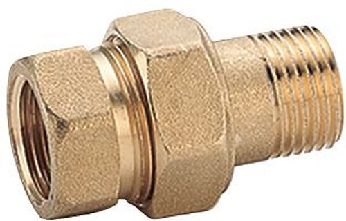 UNION BICONIQUE RADIATEUR DROIT MÂLE Ø 1/2" x 15