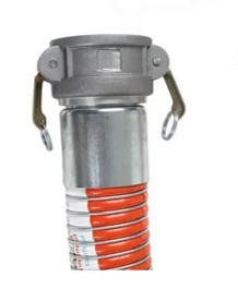 FLEXIBLE COMPOSITE DE DEPOTAGE PRODUITS CORROSIFS - EQUIPÉ DE RACCORDS CAMLOCK AUTOBLOQUANT ALUMINIUM - LONG 6m