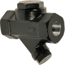 PURGEUR THERMODYNAMIQUE ACIER NOIR TARAUDE