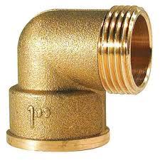COUDE M-F LAITON 1/4"