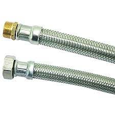 FLEXIBLE SANITAIRE INOX F/M 3/8" X 15 CM